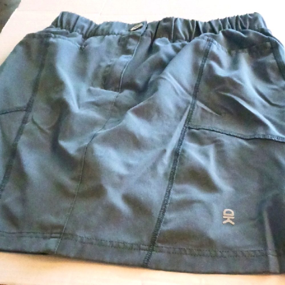 Women's Blue Gray Skirt Skort Size Medium M